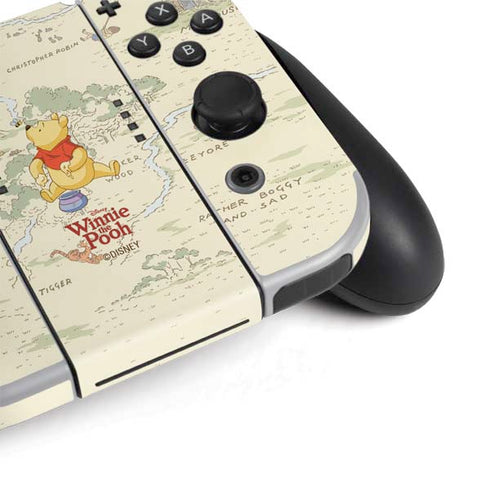 Disney Winnie the Pooh Hundred Acre Wood Nintendo Switch OLED (2021) Skin